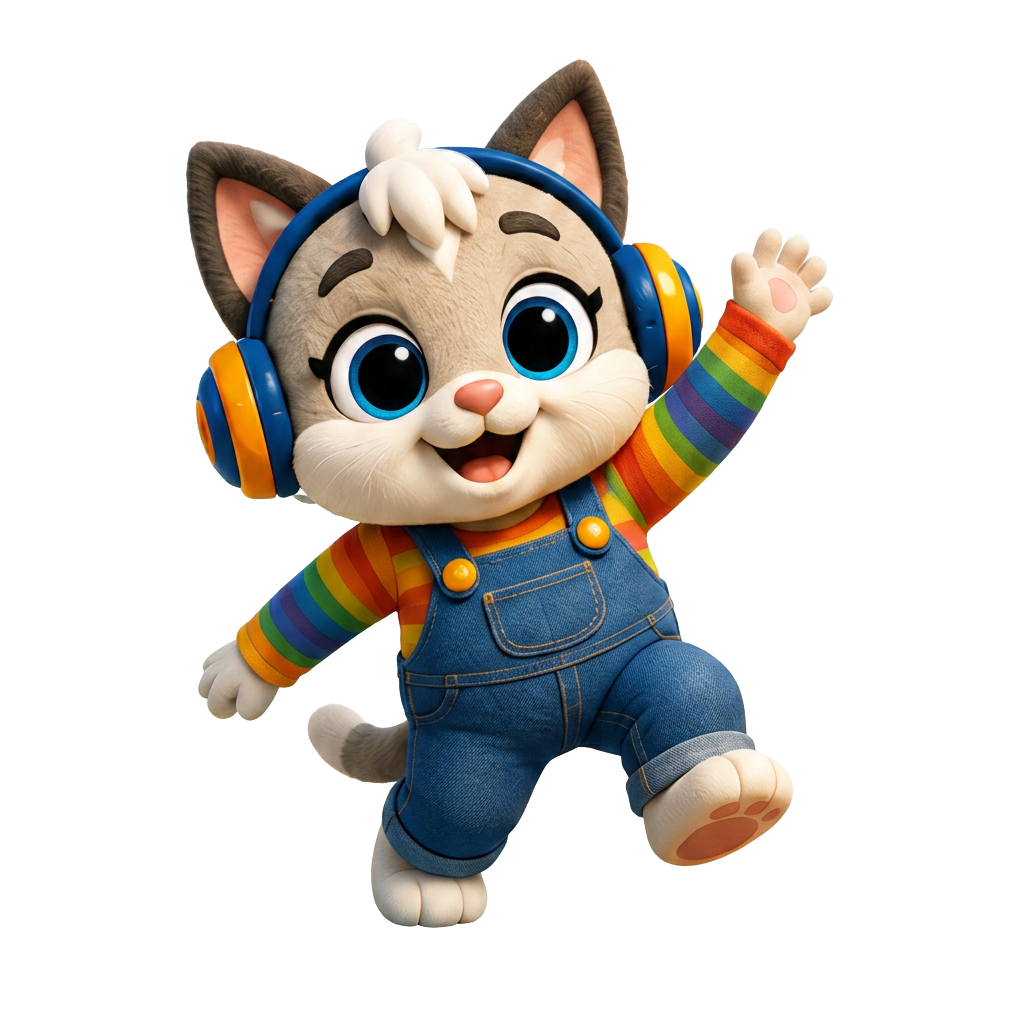 Kitty Kitty waving
